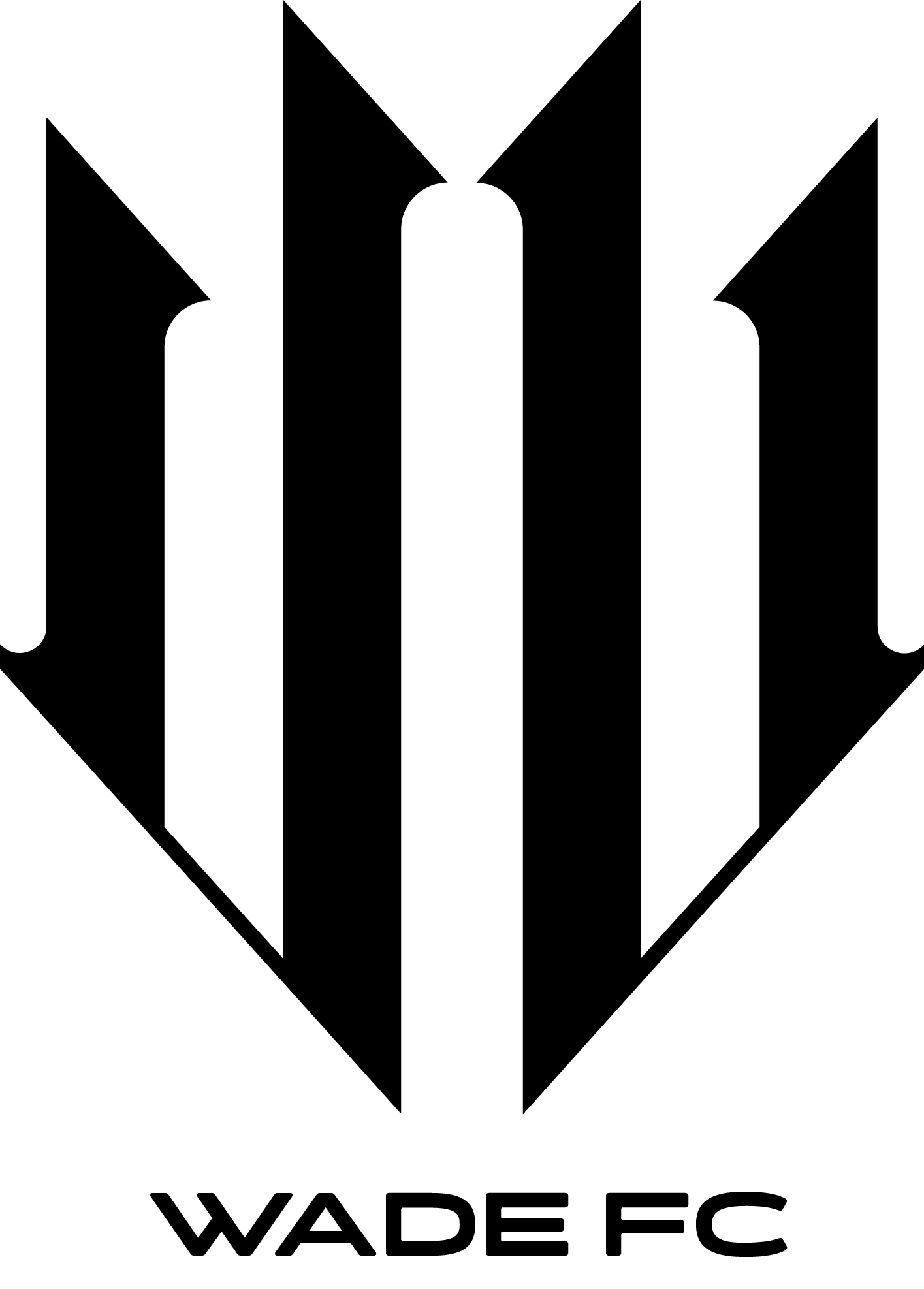 Logo Wade FC Negro